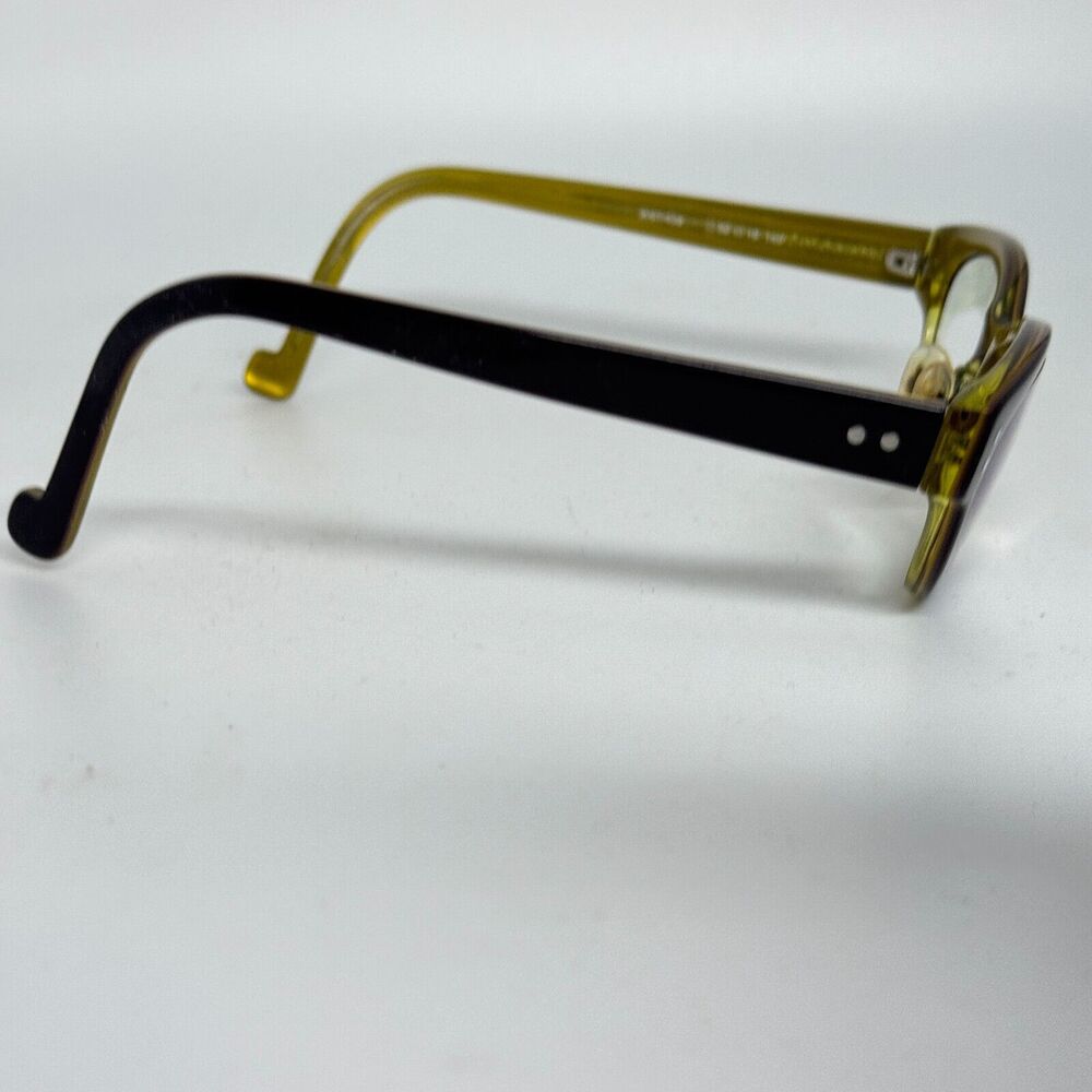 Ogi Evolution Cat Eye Eyeglasses Frames Yellow 30… - image 4